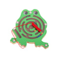 Miniatyrbillede 1 af 3: RoGer Magnetic Ball Labyrinth with LED sound Frog Green