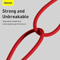 Pikkukuva 3 / 11: Baseus Lightning Superior Series cable, Fast Charging, Data 2.4A, 1m Red (CALYS-A09)