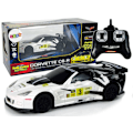 Miniatyrbillede 1 af 6: Sports Car R/C 1:24 Corvette C6.R White 2.4 G Lights