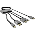 Miniatyrbild 1 av 8: Sandberg 509-21 All-In-1 Display Adapter Hub