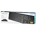 Miniatyrbillede 6 af 6: Platinet wireless keyboard K100 US, black