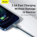 Pikkukuva 2 / 11: Baseus Lightning Superior Series cable, Fast Charging, Data 2.4A, 1m Blue (CALYS-A03)