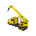 Miniatyrbilde 3 av 7: Crane Truck for Unscrewing and Twisting Yellow
