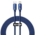 Miniatyrbilde 2 av 11: Baseus Crystal Shine cable USB-C to Lightning, 20W, PD, 2m (blue)
