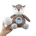 Miniatyrbillede 5 af 6: CANPOL BABIES 3in1 plush fawn with music box and projector, 0m +, brown, 77/206_brow
