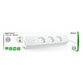 Miniatyrbild 5 av 5: Branch Socket DELTACO SMART HOME 3xCEE 7/4, USB-A 2A, white / SH-P03USB2