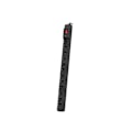 Miniatyrbilde 1 av 5: RACK POWER STRIP 19" ARMAC MULTI M12/10A 1.5M 12X 230V PL VERTICAL MOUNTING BLACK