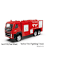 Pikkukuva 3 / 3: MSZ Die-cast model Volvo Fire Engine, scale 1:72