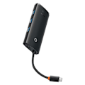 Miniatyrbilde 3 av 11: Baseus Lite Series Hub 5w1 USB-C to 3x USB 3.0 + USB-C + HDMI (black)