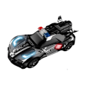 Miniatyrbillede 1 af 7: Black Police Remote Control R/C Sports Car