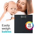 Miniatyrbillede 7 af 7: Salter SA00300 GGFEU16 Add and Weigh Scale Black
