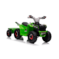 Miniatyrbilde 2 av 8: XMX630T Green Battery Quad Bike With Trailer