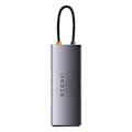 Miniatyrbillede 6 af 6: Hub 7in1 Baseus Metal Gleam Series, USB-C to 3x USB 3.0 + 2x HDMI + USB-C PD + Ethernet RJ45