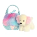 Miniatyrbillede 3 af 6: AURORA Fancy Pals Plush Dog in a cotton candy bag, 20 cm