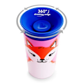 Miniatyrbillede 3 af 5: MUNCHKIN WildLove Sippy Cup, red fox, Miracle 360,  6m+, 266 ml, 05177701