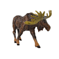 Pikkukuva 2 / 3: Moose Figurine Forest Animals