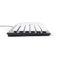 Miniatyrbild 4 av 5: Gembird Chocolate Keyboard USB US Black, White keys
