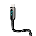 Miniatyrbild 3 av 6: CABLU alimentare si date Baseus, Dynamic Fast Charging Data Cable pt. smartphone, USB (T) la USB Type-C (T), 66W, braided, 2m, negru, "CASX020101" (in