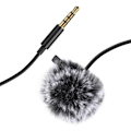 Miniatyrbilde 4 av 4: Mikrofons Puluz Lavalier 3.5mm Black