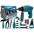 Miniatyrbilde 1 av 5: Tool Box Set Saw Drill Blue