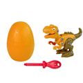 Pikkukuva 4 / 6: Dinosaur Tyrannosaurus Rex set with Egg DIY Screwdriver Orange
