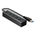 Miniatyrbild 1 av 3: HUB USB Lindy 4 Port USB 3.0 "LY-43324" (timbru verde 0.18 lei)
