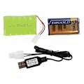 Miniatyrbillede 5 af 7: Remote Controlled Sailboat 50 cm Remote Controlled Rudder 27 Mhz 15 km/h Red