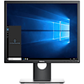 Miniatyrbild 1 av 7: TFT P1917SE 19IN LCD BLACK/1280X1024 5:4 VGA/DP/USB