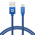 Pikkukuva 1 / 4: Swissten Textile Universal Quick Charge 3.1 USB-C Data and Charging Cable 20 cm