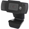 Miniatyrbilde 3 av 5: Manhattan USB Webcam, Two Megapixels (Clearance Pricing), 1080p Full HD, USB-A, Integrated Microphone, Adjustable Clip Base, 30 frame per second, Blac