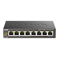 Miniatyrbilde 1 av 3: D-Link | 8-Port Gigabit PoE Switch (4xPoE) | DGS-1008P | Unmanaged | Desktop | Power supply type External