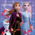 Miniatyrbillede 3 af 3: RAVENSBURGER puzzle Frozen 2 The journey starts, 3x49pcs., 5011