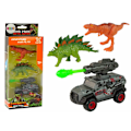 Pikkukuva 1 / 4: Dinosaurs Figures Set Car Rocket Green