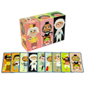 Pikkukuva 3 / 4: Wooden Blocks Assemble Characters 6 Piece Puzzle Colourful