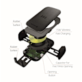 Pikkukuva 4 / 4: Swissten W2-HK3Car Holder with Wireless Charging 15W  for smartphones