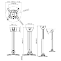 Pikkukuva 3 / 3: Vogels | Projector Ceiling mount | PPC1555W | Maximum weight (capacity) 15 kg | White