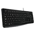 Miniatyrbillede 3 af 7: LOGITECH K120 Corded Keyboard - BLACK - USB - RUS - B2B