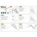 Miniatyrbillede 3 af 4: Neomounts FPMA-D935D mounting kit - full-motion - for 2 LCD displays - silver