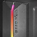 Miniatyrbild 7 av 8: Mars Gaming MC-S1 PC Case mATX / ARGB / Window