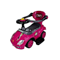 Pikkukuva 6 / 11: Toddlers Ride On Push Along with Parent Handle Mega Car 3in1 Pink