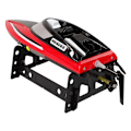 Miniatyrbillede 5 af 11: R/C Remote Controlled Motorboat 2.4G Red 20-25 KM/H