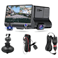 Miniatyrbillede 6 af 7: RoGer 3in1 Car video recorder with integrated front / rear / inside camera /  Full HD / 170 degree view