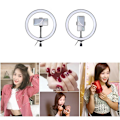 Miniatyrbilde 8 av 11: Tripod Mount Puluz 1,1m + 26cm RGBW LED Ring Vlogging  PKT3044