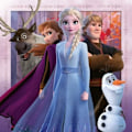 Miniatyrbillede 2 af 3: RAVENSBURGER puzzle Frozen 2 The journey starts, 3x49pcs., 5011
