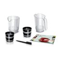 Miniatyrbilde 3 av 3: Bosch MESM500W juice maker Slow juicer 150 W Black, White