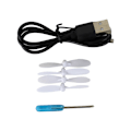 Miniatyrbillede 6 af 9: Airplane Fighter R/C Blue