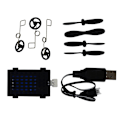 Pikkukuva 5 / 7: R/C 4D-G4 Airplane Lights Blue Black