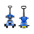 Pikkukuva 5 / 6: Coupe Car Manual Ride On with Parent Handle - Blue