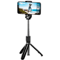 Miniatyrbillede 1 af 9: Natec selfie stick-tripod Alvito BT, black