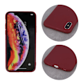 Pikkukuva 3 / 3: Mocco Ultra Slim Soft Matte 0.3 mm Silicone Case for Samsung Galaxy A21 Dark Red